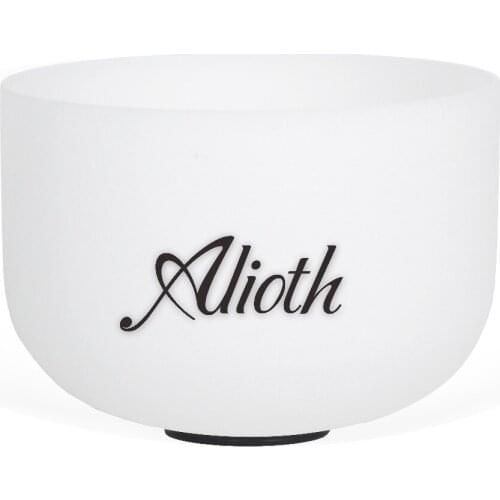 11 Inch 432Hz/Perfect Pitch Frosted Crystal Singing Bowl D Note for Sacral Chakra Use in Yoga/Meditation/Sound Therapy