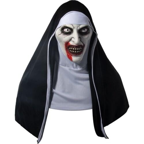 2021 Anime Thriller Ghost Face Halloween Carnival Mask Scary Horror Latex Headgear Cosplay Masks Adult Props