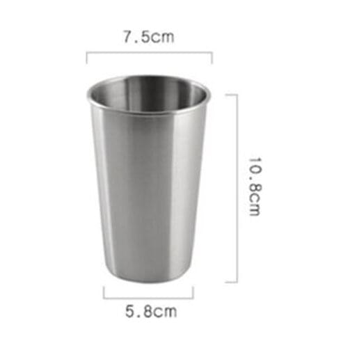 350ml/500ml Stainless Steel Mini Cup Mug Drinking Coffee Beer Tumbler Camping For Coffee/milk Tea/beer Kitchen Accessories