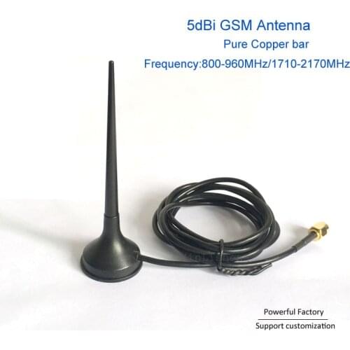 Free sample 4G 3G GSM antenna 5dbi high gain magnetic base with 3meters cable CRC9/TS9/SMA 1pcs