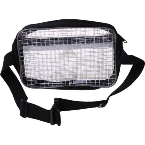 Anti-Static Cleanroom Clear Tool Bag Full Cover Pvc For Engineer Waist Bag Fanny Pack 066F
