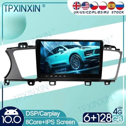 For KIA K7 Cadenza 2013-2017 Android 10 Car Stereo Radio with Screen Tesla Radio Player Car GPS Navigation Head Unit