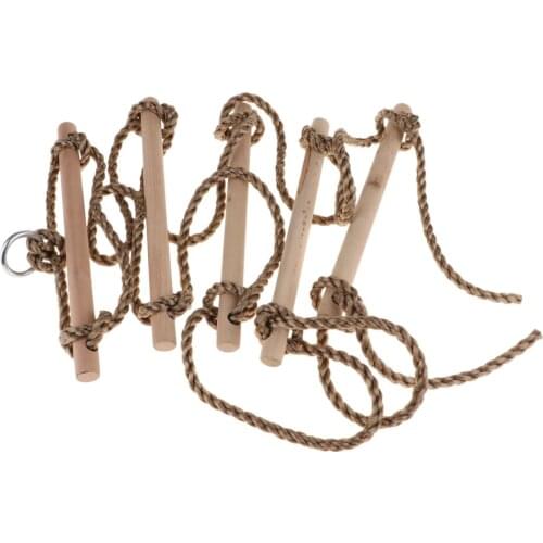 Safety Kids Rope Ladder For Childrens Outdoor Climbing Frame And Tree House