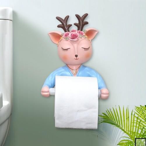 Toilet Toilet Tissue Box Wall-Mounted Creative Luxury Style Multifunctional Tissue Rack Nordic Free Punch