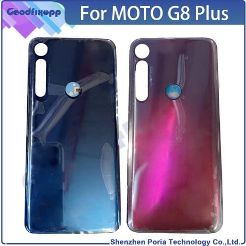 For Motorola MOTO G8 Plus XT2019 XT2019-2 Of The Battery Cover Rear Cover Of The Back Door Of The Telephone Case Back Cover
