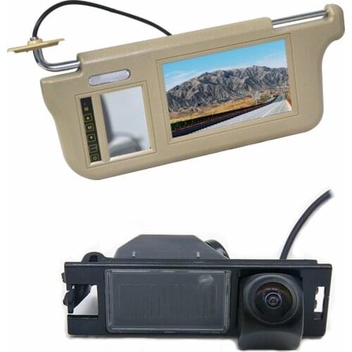 Vardsafe VS251V Driver Side Sun Visor Rear View Monitor & Reversing Camera For Hyundai IX35 2009 2010 2011 2012 2013 2014 2015