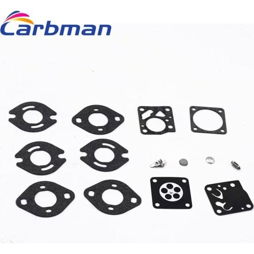Carbman Carburetor Repair Kit For Tecumseh TC200 TC300 Tillotson RK21 HU Motorcycl Accessories Replacement Parts