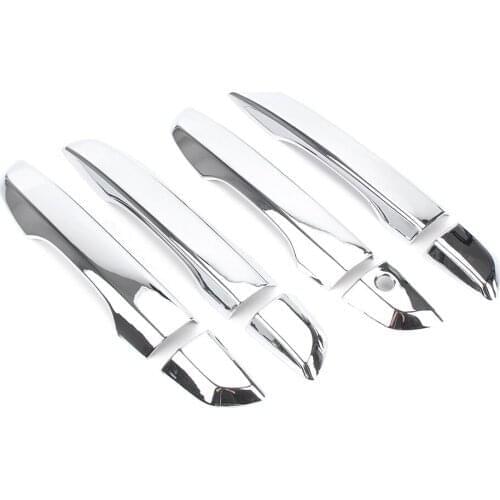 For Honda Civic Sedan Hatchback 2016 2017 2018 Side Door Handle Cap Catch Chrome Trim Cover