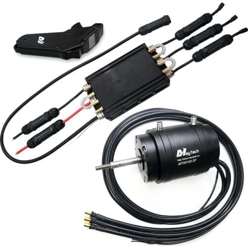 Maytech 85165 200KV Watercooled Motor Marine Engine 300A Waterproof Esc Remote For Electric Hydrofoil Motorized Wakeboard