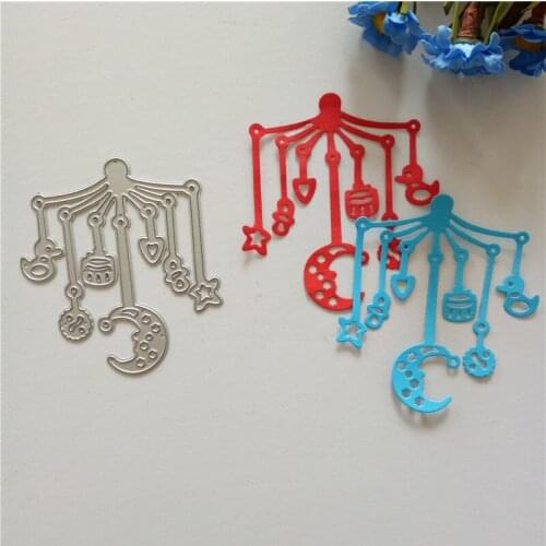 New Wind Chimes Baby Bed Bell Metal Cutting Dies Stencil Embossed Scrapbooking Decorative DIY babys toy crafts Cards