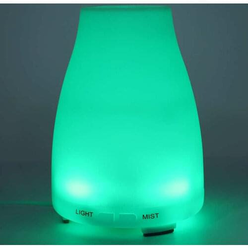 Mini Humidifier Desktop Aroma Diffuser Air Humidifier with LED Night Light for Home Office 200ml 100-240V
