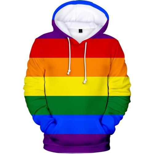 LGBT Flag Hoodies Men/women Hot Harajuku Fashion LGBT Love 3D Print Hip Hop Lesbian Gay Mens Hoodies Sweatshirt LGBT pride