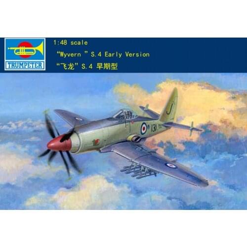 Trumpeter 02843 1/48 British Wyvern S.4 Early Airplane Fighter Aircraft Model TH05793-SMT6
