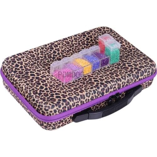 54 Bottle Butterfly diamond embroidery Container Storage Box diamond paiting box Carry Case Container diamond mosaic Storage Box