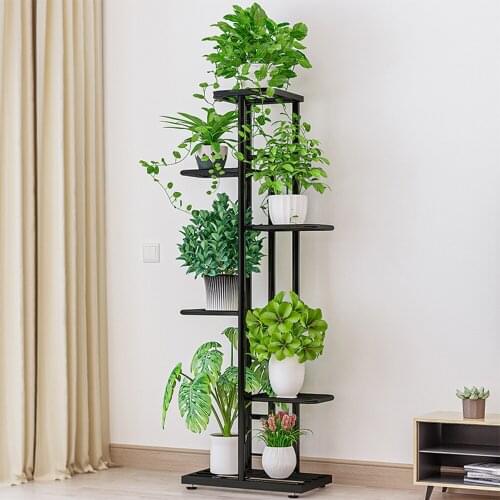 6 Tiers Flower Plant Stand Gardening Display Rack Showcase Flower Pot Shelf Home Outdoor Patio Garden Pots Holding Rack
