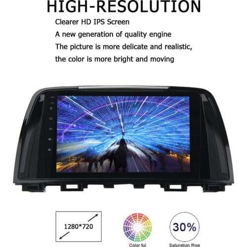 Dasaita for Mazda 6 Atenza 2013 2014 2015 Car 9" Android 10.0 Vehcle Radio GPS Navigator DSP CarPlay 4GB+64GB Multimedia