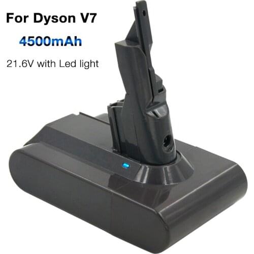 V7 Battery 21.6V 4500mAh Li-ion Rechargeable Replacement Battery for Dyson Vacuum Cleaner V7 fluffy V7 Animal V7 Trigger SV11