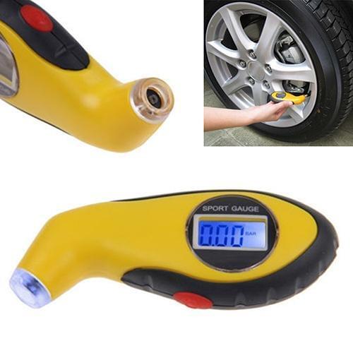 Digital LCD Display Tire Air Pressure Gauge Tester for Auto Car Motorcycle