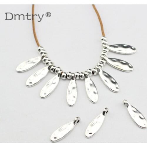 Dmter 10pcs Collar Leaves Necklace Pendant Jewelry Accessories/Beads For Jewelry Making/Diy Jewelry Beads Findings LC0114