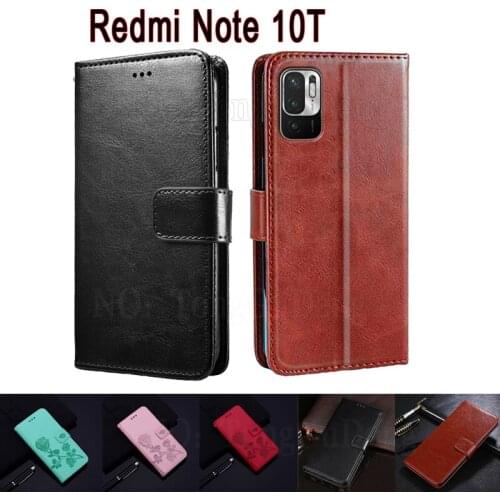 Leather Cover For Xiaomi Redmi Note 10T Case Etui Flip Wallet Stand Funda Book On Redmi Note10 T Case Magnetic Card Phone Hoesje