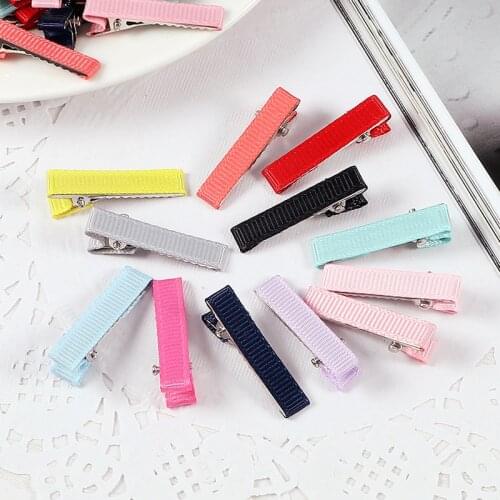 3.5cm Mini Hair Clips Colorful Hairpins for Baby Girls Children Basic Metal DIY Clip Simple Hair Accessories Headwear Barrette