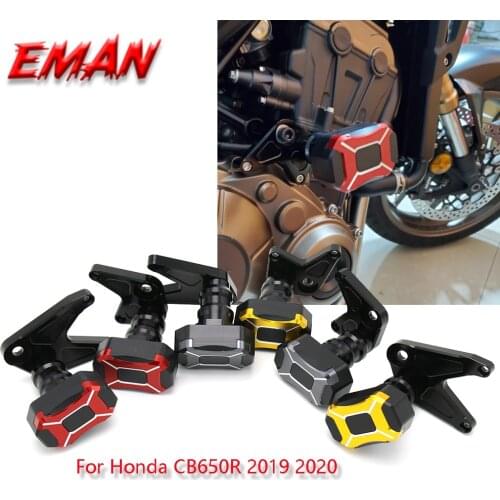 CB650R CNC Aluminum Alloy Crash Pads Housing Sliders Protector Motorcycle Parts For Honda CB 650 R CB650 R 2019 2020