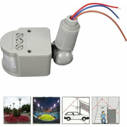 Portable Motion Sensor Wall Light LED 110-220V Automatic PIR Infrared Switch Sensor Detector Degree Timer Rotating Motion M1C2