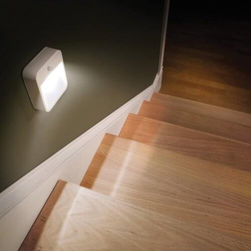 Corridor Motion & Light Sensor Night Light Battery-Powered Hallway Wall Cabinet Luminarias 0-3M Sensing Distance Night light
