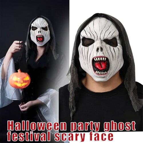 Newly Horror Skull Masque Creative Halloween Cosplay Costume Props Party Decorative Supplies for Festival Masquerade