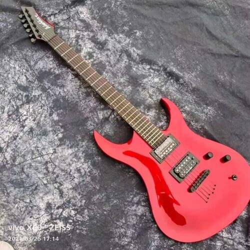 OEM Genuine 6 String Fire Red Perfect Electric Guitar Boys And Girls Love Free Delivery