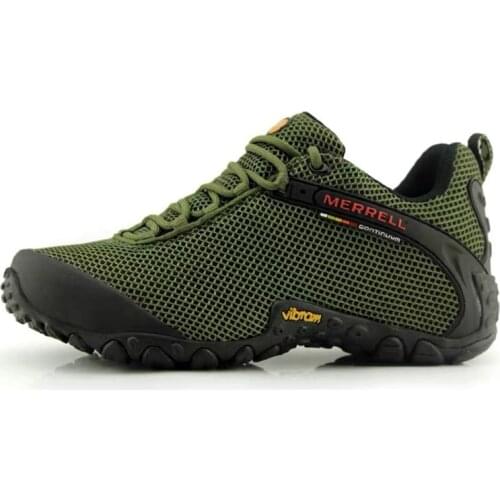 Original Merrell Mens Breathable Mesh Camping Outdoor Sports Aqua Shoes For Female Mountaineer Climbing Sneakers