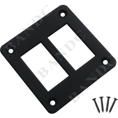 Car Dashboard 2 Way Aluminum Rocker Switch Panel for ARB Carling Narva Boat Style Switches Parts DIY Auto Accessories,+4 Srews