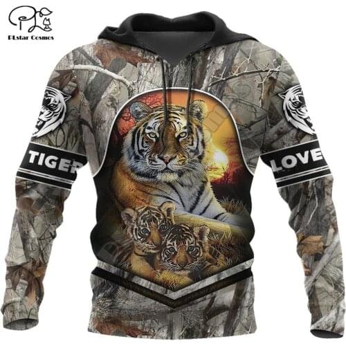 PLstar Cosmos Beautiful Tiger 3D Printed Animal Hoodies Sweatshirts Zip Hooded For Men And Women Casual Streetwear Style-T20
