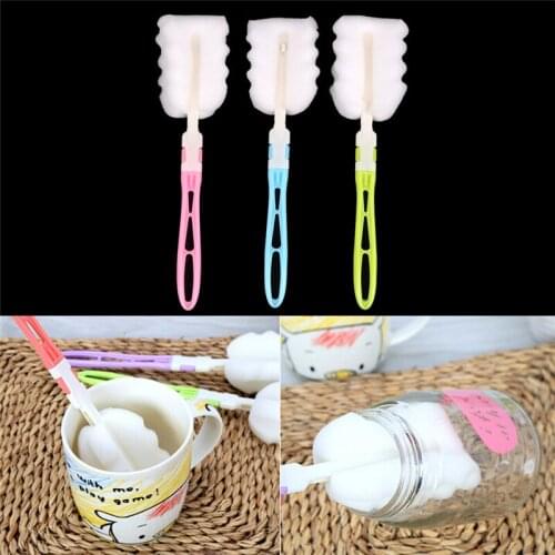 1Pcs Bottle Sponge Brushes Cup Glass Milk Bottles Brush Washing Cleaning Kitchen Tools baby Accessories