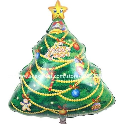 10pcs/lot candy christmas tree style decoration foil balloon Christmas holiday decoration helium balloon