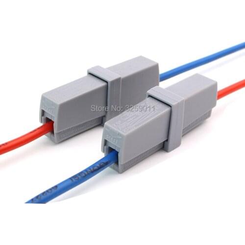 10PCS Double Push Wire Lighting Connector Cage Clamp High Quality PCT-201/224-201 Multi-functional Terminal Blocks Ce Certificat