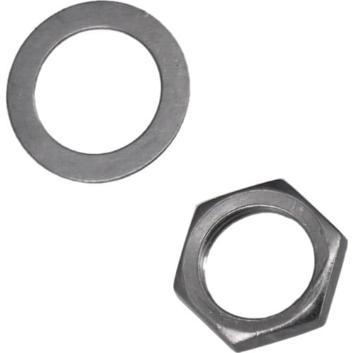 10 X Bass Socket Nut Washer Electric Guitar Jack Connector Nuts Parts