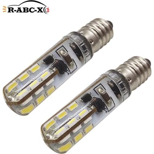2 pcs 24 3014SMD silicone E10 flashlight torch replacement bulb 240lm 6000K 3000K white amber 4.5V 3V 6V 2 Cells 3 Cells 4 Cells