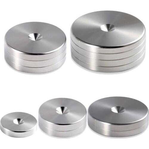 4pcs 316L Stainless Steel Speaker Spike Pad Loudspeaker Box Shockproof Isolation Floor Stand Base Bookshelf Pad