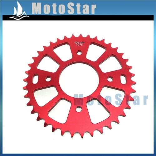 420-39T-58mm CNC Billet Rear Sprocket For HONDA CRF50 XR50 Pit Dirt Bike