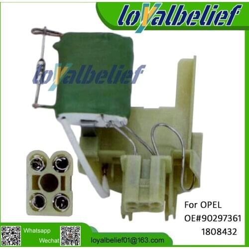 Brand New Auto Heater Blower Motor Resistor For Opel 90297361 1808432 blower control resistor