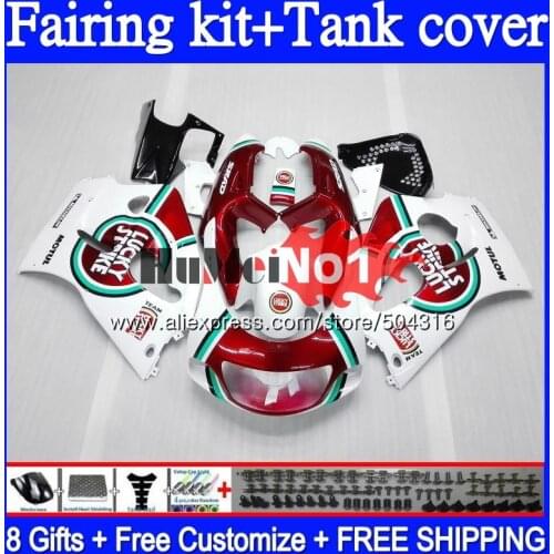 +Tank For SUZUKI SRAD GSXR 750 600 GSX-R600 62MC.64 GSXR750 GSXR600 96 97 98 99 00 1996 1997 1998 1999 2000 Fairing Lucky red
