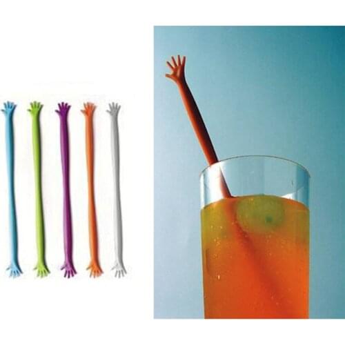 5 pcs Kitchen Accessories Coffee Bar Drink Milk Powder Cocktail Honey Dessert Mixing Bar Milk Tea Juice Mixing Bar Spoon Tool