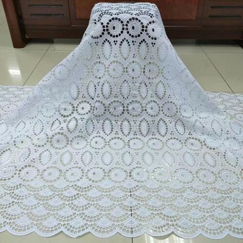 White african lace fabric swiss voile lace fabric tissu dentelle nigerian wedding lace fabric high quality 5yard