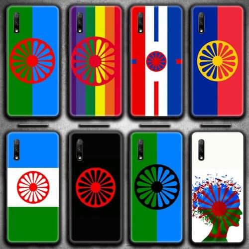 Romani roma flag Phone Case for Huawei Honor 30 20 10 9 8 8x 8c v30 Lite view 7A pro