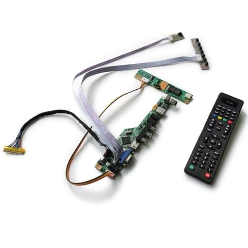 For LTN160AT01/LTN160AT02/LTN156AT01 screen 1366*768 1CCFL LCD display universal drive board LVDS 30-Pin DIY kit VGA+AV+USB