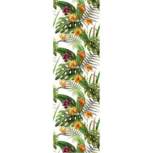 Hot Sell 45*300 cm Green Plants Style Thickened Waterproof Self-Adhesive Wallpaper for Room Decoration and Furniture Renovation