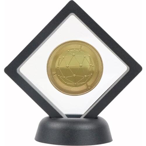 QTUM Coin Collectible Replica Coin Silver Gold Plated Bitcoin Art Collection Physical Commemorative Home Decor Gift
