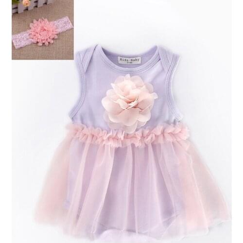 DOLLMAI reborn baby dolls girl clothes lace flower headband purple smart dress for 50-57cm dolls accessories clothing toy gifts