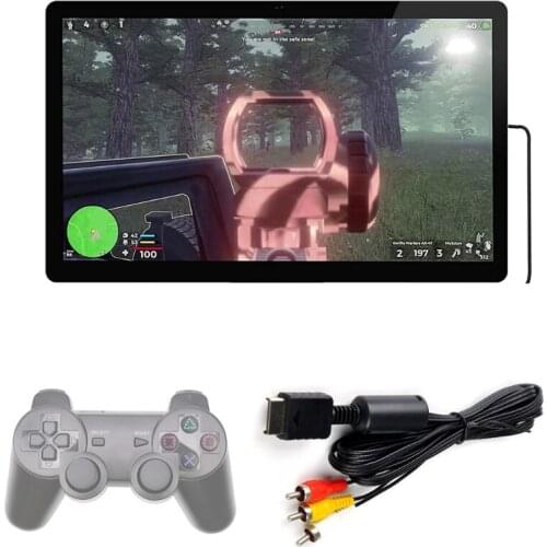 Multi Games Component Audio Video AV Cable to RCA Cable Compatible with PS2 PS3 SYST TV Console Computer Game Accessory